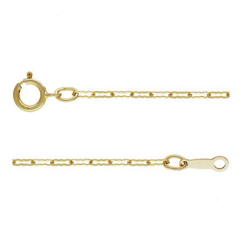 14k Gold Filled Yellow Gold Chain Necklace 14KGF 1.4mm  (16inch , 18inch)