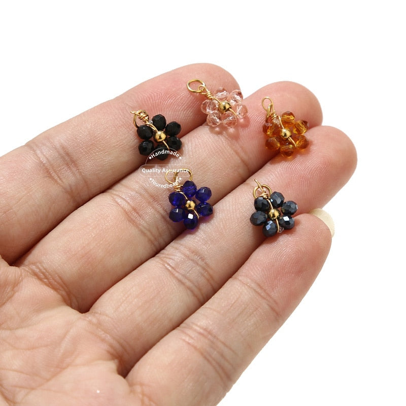 Crystal Beads Dangle Charms Size: 10mm (20pcs)
