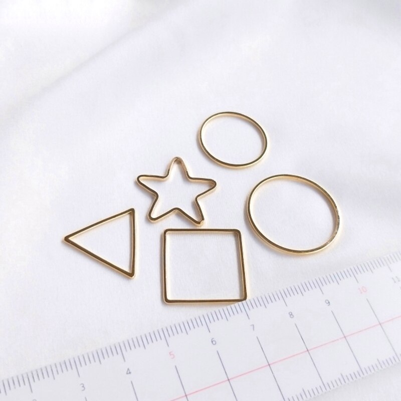Geometric Charms Connector Links Gold Plated 20-25MM  DIY Findings  (20pcs) - Magic Jewellers