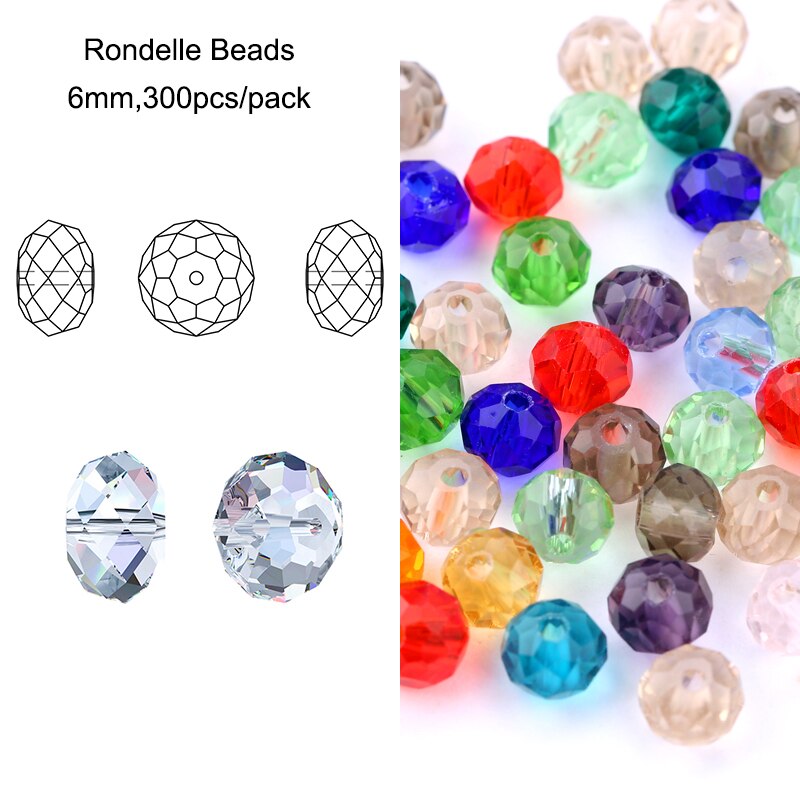 Multi-color Glass Beads Crystal Seed beads (From 100pcs - 5000 pcs)