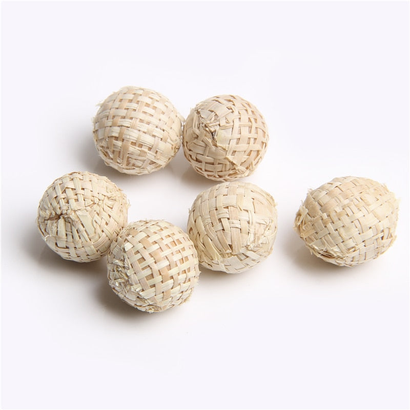 Bamboo Weave Earrings Connector Findings Knitting Bamboo Pendant (2pcs,5pcs,10pcs)