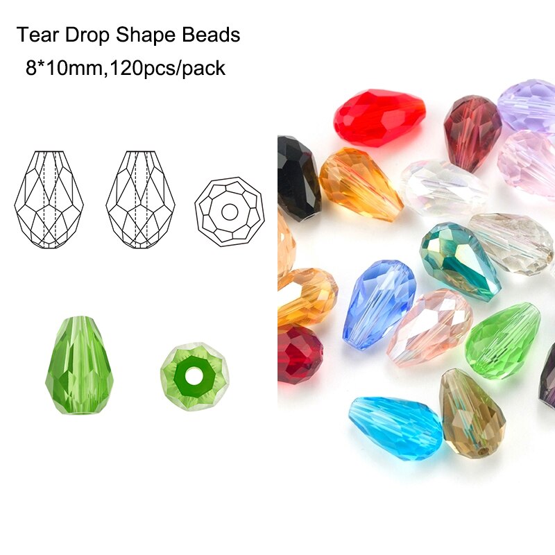 Multi-color Glass Beads Crystal Seed beads (From 100pcs - 5000 pcs)