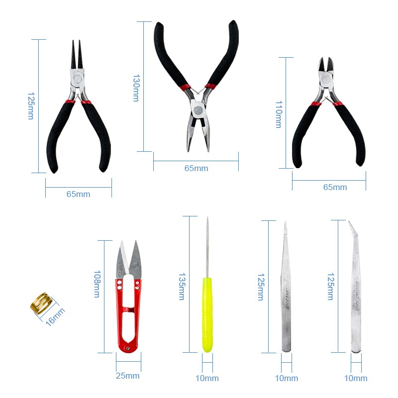 Jewelry making Tools Set With Plier ,Round Nose Plier, Scissor, Tweezers (1pc to choose)