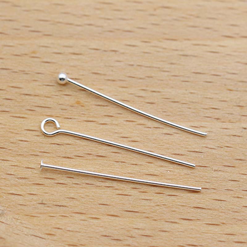 Flat Head Pins, Eye Head Pins , Round Ball Pins Jewelry Findings Connectors