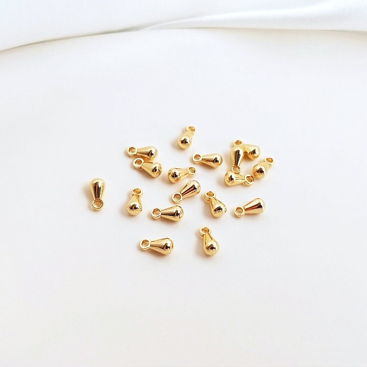 Mini Stars Heart Pendants Charms Findings 14K Gold Plated DIY Findings (20pcs) - Magic Jewellers