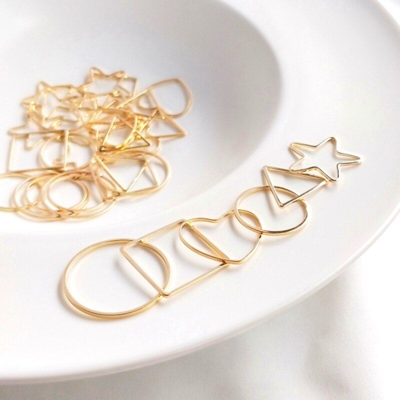Geometric Charms Connector Links Gold Plated 20-25MM  DIY Findings  (20pcs) - Magic Jewellers