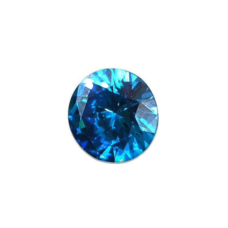 Blue Sapphire Gemstone Corundum Faceted Lab Made Loose Cushion 4.5carat  (1pc)
