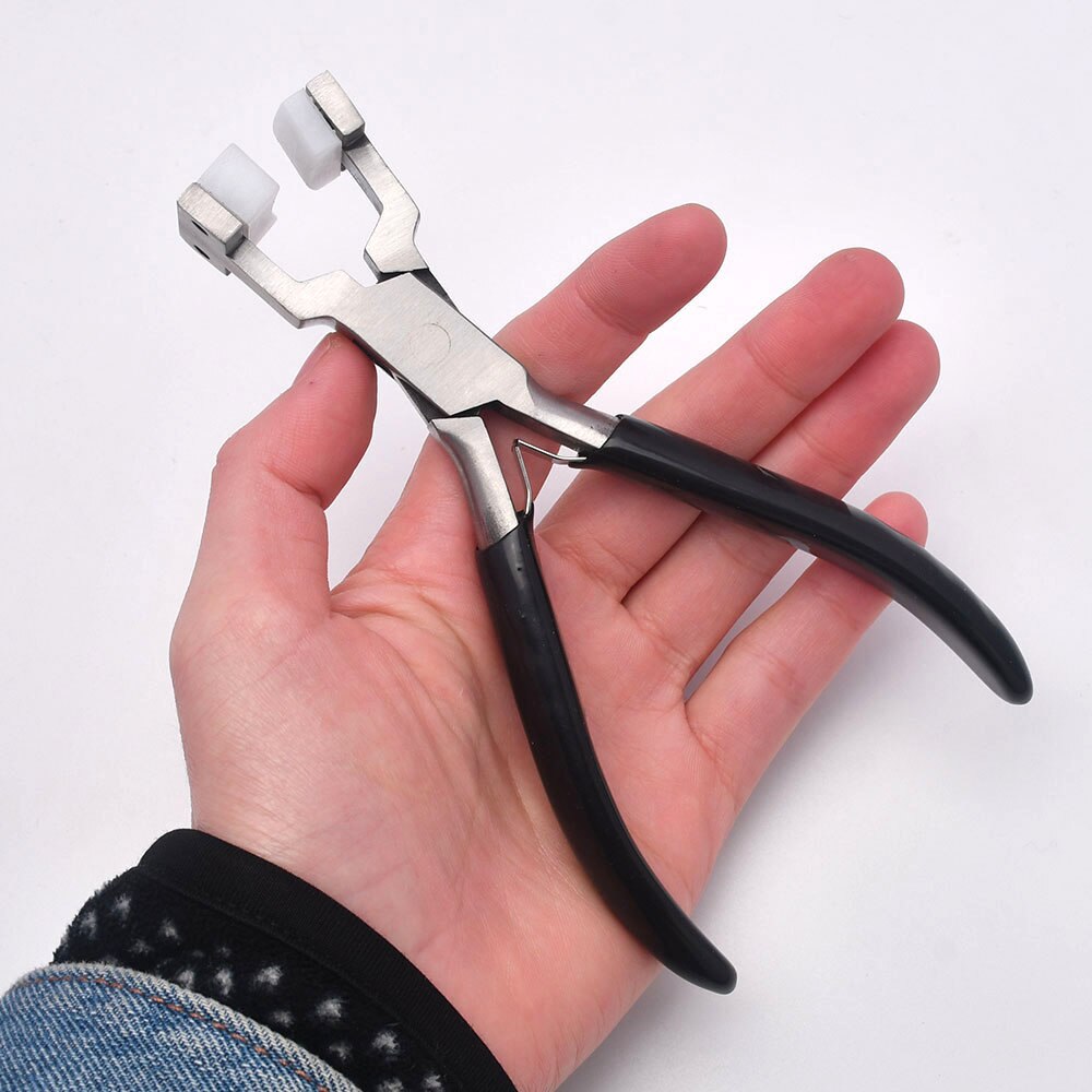 Bracelet Bending Pliers With Stainless Steel Nylon Jaws PVC Grips 15cm