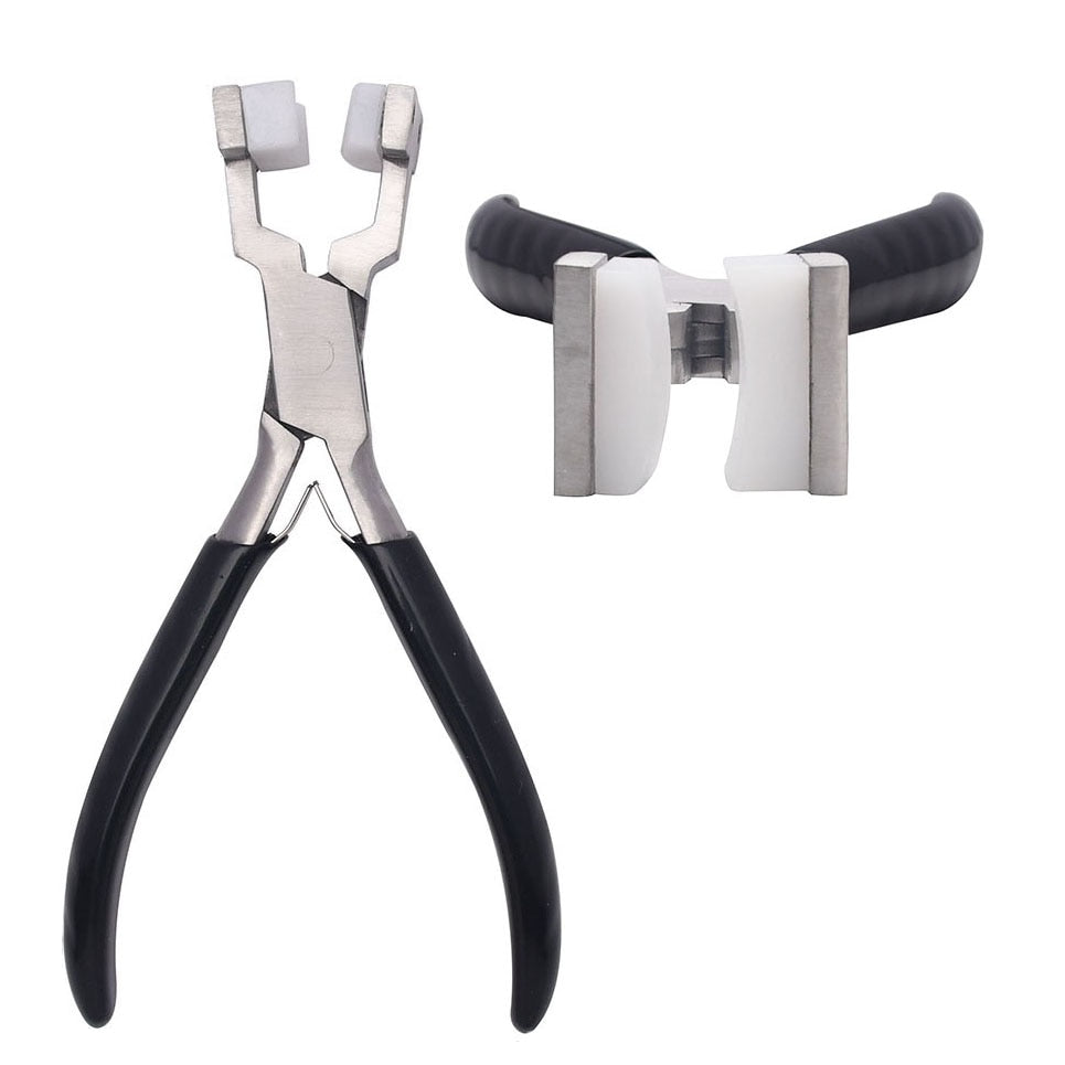 Bracelet Bending Pliers With Stainless Steel Nylon Jaws PVC Grips 15cm