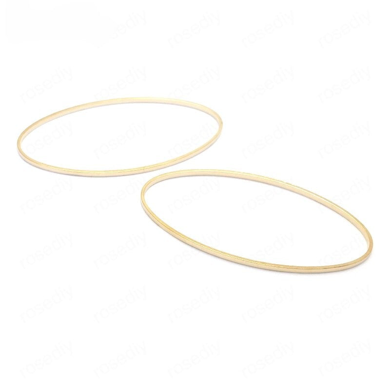 Closed Rings Connector Rings Oval Shape Connector Findings Gold/Rhodium/Bronze Color (50pcs)
