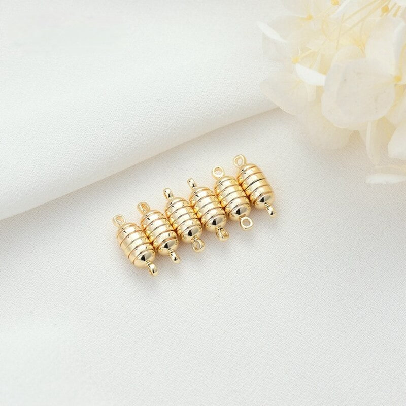 Magnetic Clasp 14k Gold Plated, Silver Plated  ( 1pc, 2pcs, 4pcs)